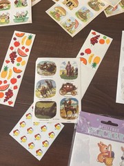 Brandywine Art ltd Vintage 1978 Stickers Farm Children Plus More Misc Stickers