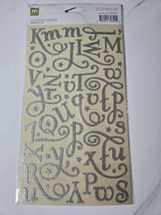 Lot Making Memories Creative Letter Shimmer & Love Struck Bling Alpha Stickers