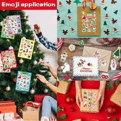 399PCS Christmas Stickers for Kids, Merry Christmas Stickers for Envelopes Cards