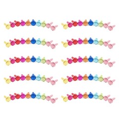 100 Pack Pattern Clips Metal Sealing Clips for Scrapbooking Paper Paper Clips