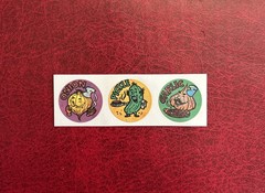 Vintage Gordy’s 1982 Matte Scratch And Sniff Sticker Lot