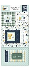 Echo Park Paper IT’S A BOY Baby Shower 6×13 Sheet of Chipboard Frames