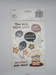 Over The Hill Happy Birthday Scrapbooking Stickers By Keepsake 2 SHEETS