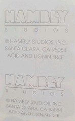 HAMBLY STUDIOS PRISMATIC STICKERS WORK VEHICLES CARS TRUCKS VINTAGE RARE.