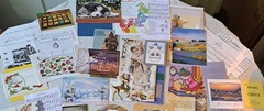 Junk Journal Ephemera Card Making Lot (D) Nice Holiday Mix