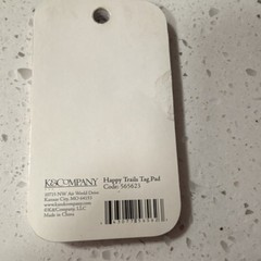 K&Company Happy Trails Tag Pad 24 Multicolor Tags MPN 565623