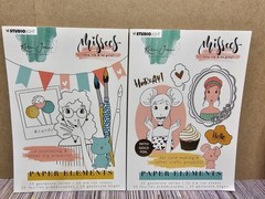 2 PADS Studio Light MISSEES DIE CUT PACKS 20 PAGES EACH LOVE LIFE & BE GIRLY