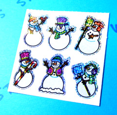 Snowman Carson Dellosa Sticker Mod