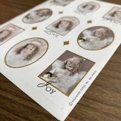 Vintage Hallmark Stickers Little Girl Angels Peace Love Joy 1 Sheet – Open Box