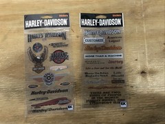 Vintage Harley Davidson Stickers 2004 13 stickers Lot of 2 Packs