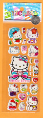 Hello Kitty Stickers – Kitty Playing Guitar, Musical Note, Holding Umbrella