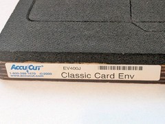 AccuCut Jumbo Die EV400J Classic Card Envelope Greeting Card Maker Die