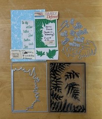 2) Simply Defined Metal dies and stamps: Rainbow, Gate, Window and Ferny frames