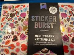 PIPSTICKS STICKER BURST – SEALED with a KISS _NEW – 400+ STICKERS