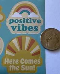 HIPPY DAY Stickers(21pc) Skate•80’s•Free Spirit•Flower•Groovy•Smiles•Card Making