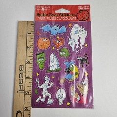Vintage 80s 90s Forget Me Not American Greetings HALLOWEEN Rollie Eyes STICKERS