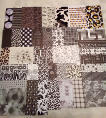 Junk Journal Supplies, over 100 pc. Black/White