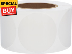 Clear Seal Sticker Envelope Seals 1.5 inch Round Circle Wafer Labels (1.5 inch R
