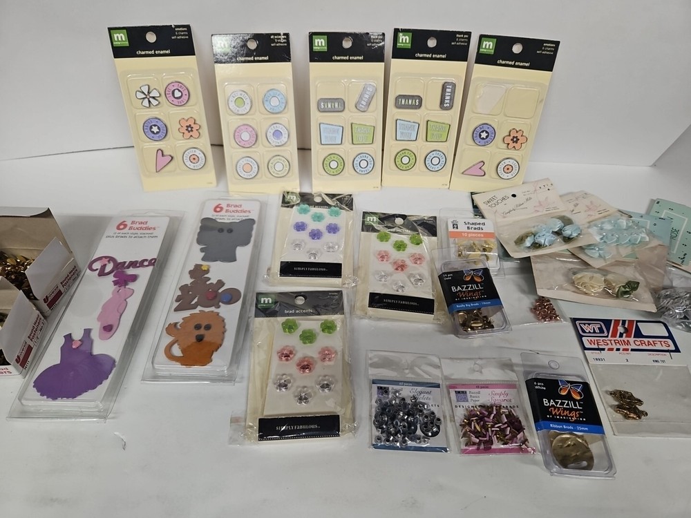 Large Assorted Lot of Scrapbooking Supplies