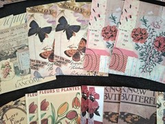 100 Pc Scrapbooking Supplies JJ Craft Kit Florabunda Theme Ephemera New Product