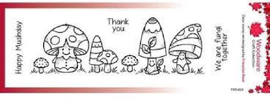 Woodware Craft COLLECTION CLEAR ACRYLIC STAMPS – MUSHY FRIENDS