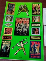 Vintage Sandylion Disney Atlantis The Lost Empire Movie Stickers 2 sheets +++