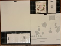 Simple Stories MAKE IT MERRY 6×8 Paper, Frames, Dots, Bits, Brads, Stickers LOT