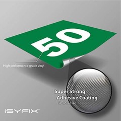Consecutive Number Stickers – 1 to 50, 1 Set – Vinyl Self 1-inch Green