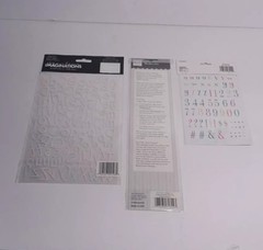 Scrapbook Craft Letter Embellishments Multi Colored 5 Packs Unused