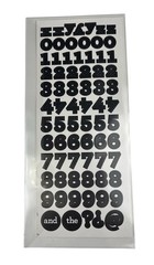 Creative Memories Uppercase & Lowercase ABC/123 Stickers – Black