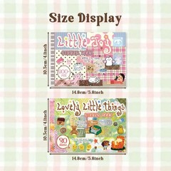 Kawaii Sticker Book – 30 Sheets, 800 Cute Cartoon Animal Stickers for Journaling
