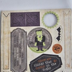 Retired Close to My Heart Moonlight Complements X7161C Halloween Chipboard