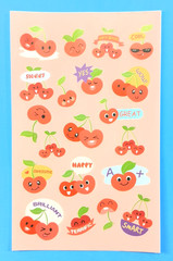 Cherry Scented Scratch & Sniff Sticker Sheet