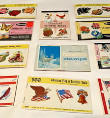 VTG 1960s Eureka, Dennison Gumming Seals Books Variety Themes Lot of 15