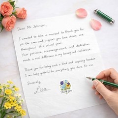 Flower Thank You Stickers for Packaging, 200 Pcs Floral Envelope Seal