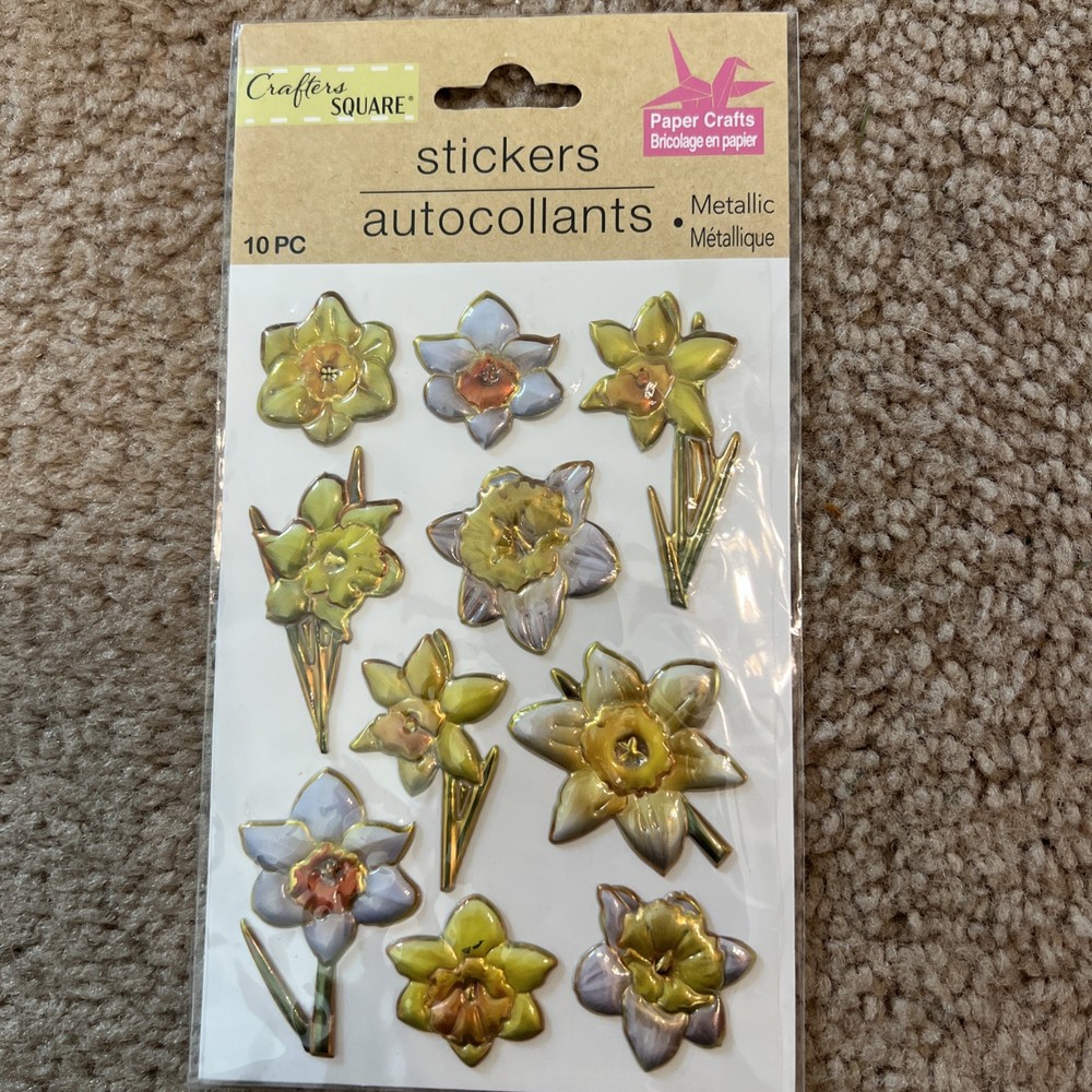 *Crafter’s square Stickers Textured Daffodils