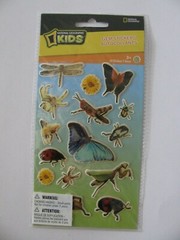 Sandylion National Geographic Gem Stickers BUGS 15 Pieces NIP