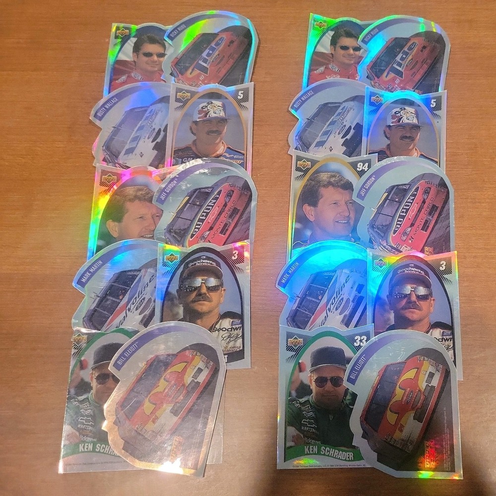 NASCAR Prism Vending Machine Stickers Lot of 20 Vintage 90’s Upper Deck