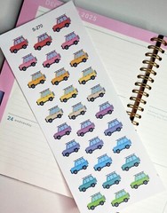 Gas Pump, Gas Refill Reminder, Car Fueling:Handmake Erin Condren Planner Sticker