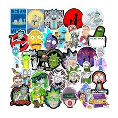 Rick & Morty Stickers Vinyl Decal Humor Fun Cartoon Show Sitcom 100pc (0087#1)