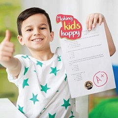 1800 Fun Animal Reward Stickers – 1″ Round, 18 Designs, Motivational for All Age