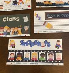 Lot of 5 EK Success Over-alls Scrapbook Titles 12” X 5.25” Third Grade + More