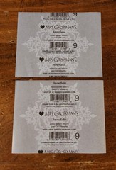 Mrs. Grossman Sticker Half Sheets – Laser Cut Snowflake