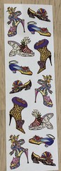 Vintage stickers of shoes by Punch Studio