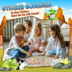 Lightweight, Non-Toxic 3D Animal Stickers – 3200+ Pieces for Fun Learning