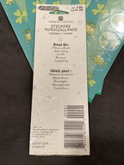 Vtg AGC St. Patrick’s Day Stickers Kiss Irish Shamrocks 6 Packs 12 Sheets