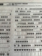 Four Letraset INSTANT LETTERING Transfer 16pt & 18 pt Helvetica Medium 4