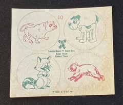 Vintage 1980s Cookie Bears Stick Ons Sticker Sheet – Color & Collect Retro