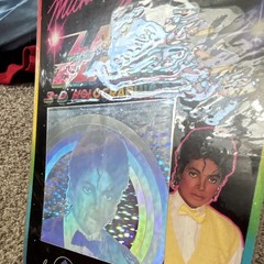 Vintage 1984 Michael Jackson Lazer Blazers 3-D Holographic Stickers Rare Unused