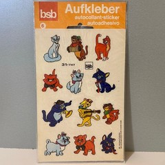 Vintage BSB Disney The Aristocats Stickers